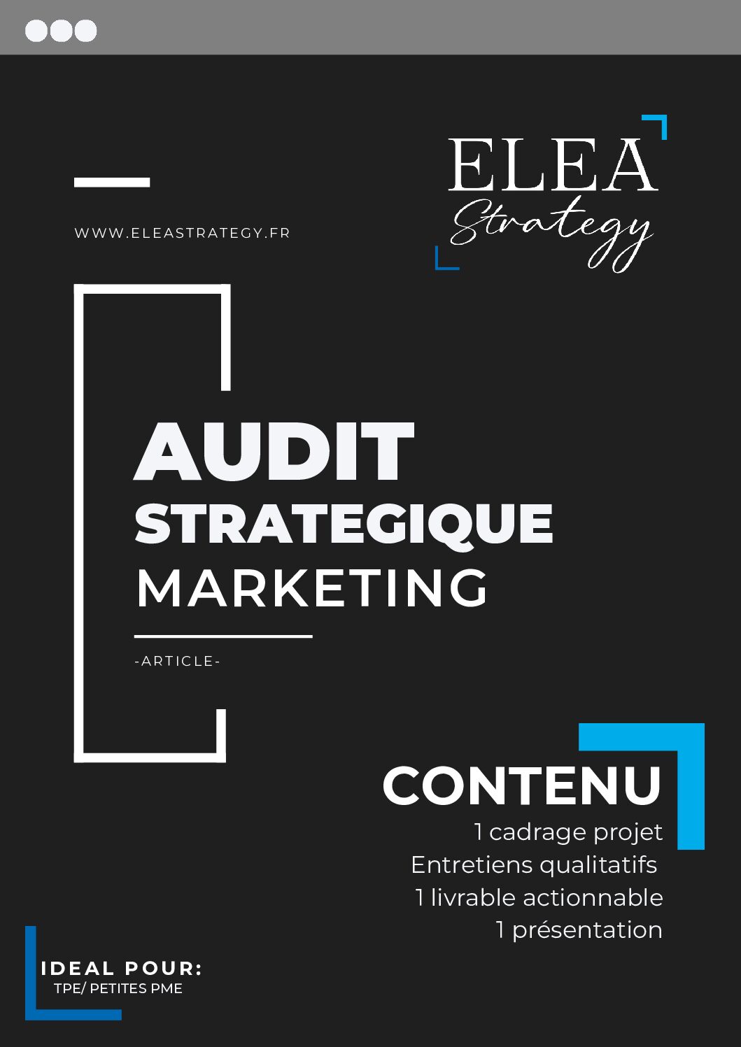 Audit Stratégique Marketing