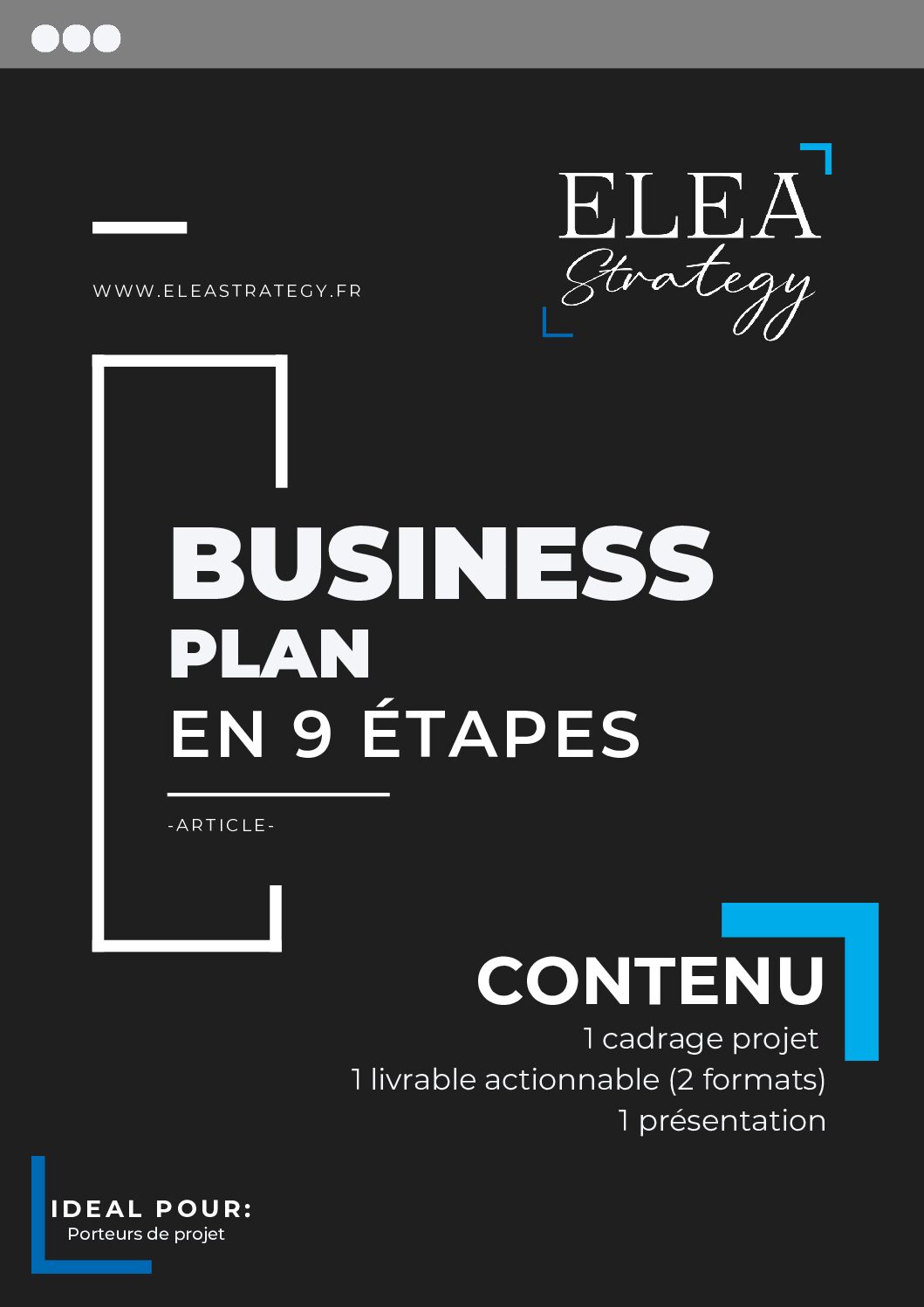 Business Plan en 9 étapes