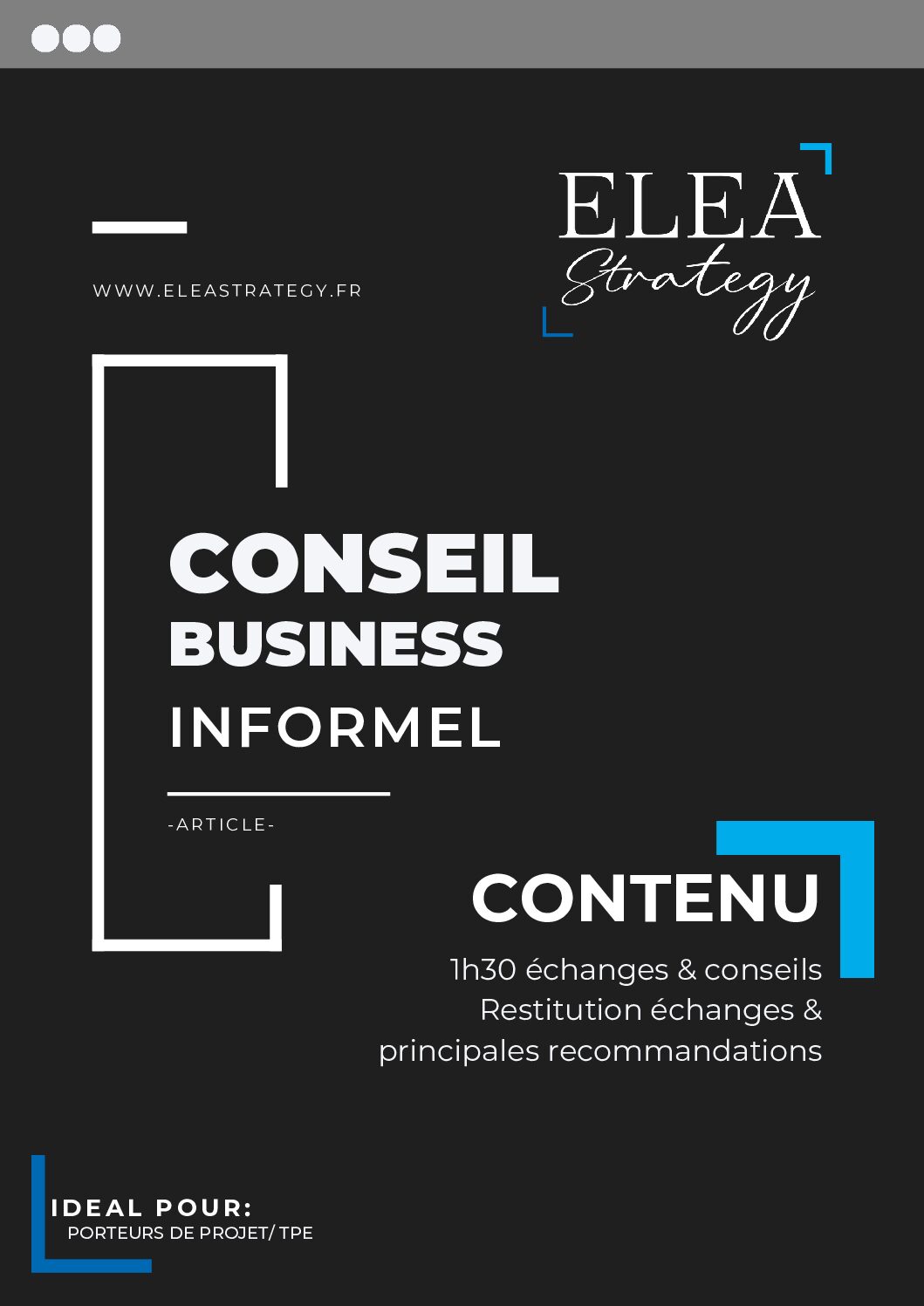 Conseil Business Informel